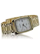 Gold men's watch Geneve ★ zlotychlopak.pl ★ Gold purity 585 333 Low Price!