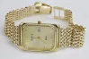 Montre homme en or jaune 14 carats avec bracelet Geneve mw001ydy&mbw004y