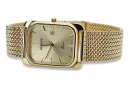 14k Gold Men's Rectangular Watch, Italian, 36.8mm