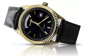 Montre hommes d'or Geneve ★ https://zlotychlopak.pl/fr/ ★ Pureté d'or 585 333 Low Price!
