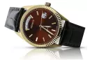 Gold Men's Watch Geneve ★ Zlotychlopak.pl ★ Gold Reinheit 585 333 niedriger Preis!