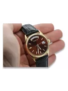 Montre hommes d'or Geneve ★ https://zlotychlopak.pl/fr/ ★ Pureté d'or 585 333 Low Price!