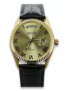 Gold Men's Watch Geneve ★ Zlotychlopak.pl ★ Gold Reinheit 585 333 niedriger Preis!