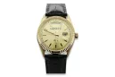 Gold men's watch Geneve ★ zlotychlopak.pl ★ Gold purity 585 333 Low Price!