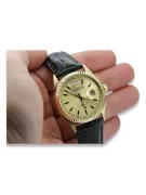 Reloj para hombres de oro Geneve ★ https://zlotychlopak.pl/es/ ★ Pureza de oro 585 333 Precio bajo!