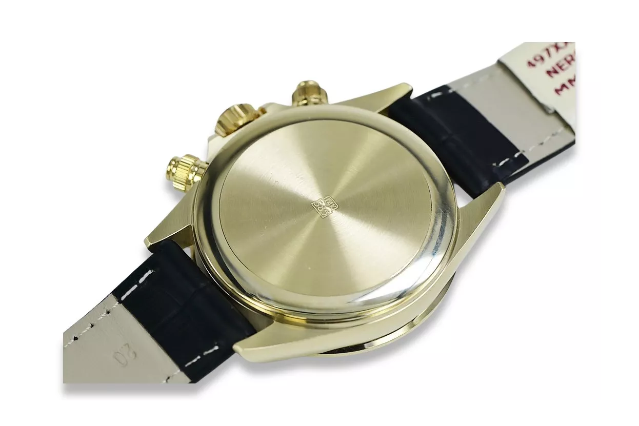 Reloj para hombres de oro Geneve ★ https://zlotychlopak.pl/es/ ★ Pureza de oro 585 333 Precio bajo!