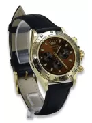 Gold men's watch Geneve ★ zlotychlopak.pl ★ Gold purity 585 333 Low Price!