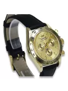 Goldene Herrenuhr Geneve ★ zlotychlopak.pl ★ Gold Reinheit 585 333 Niedriger Preis!