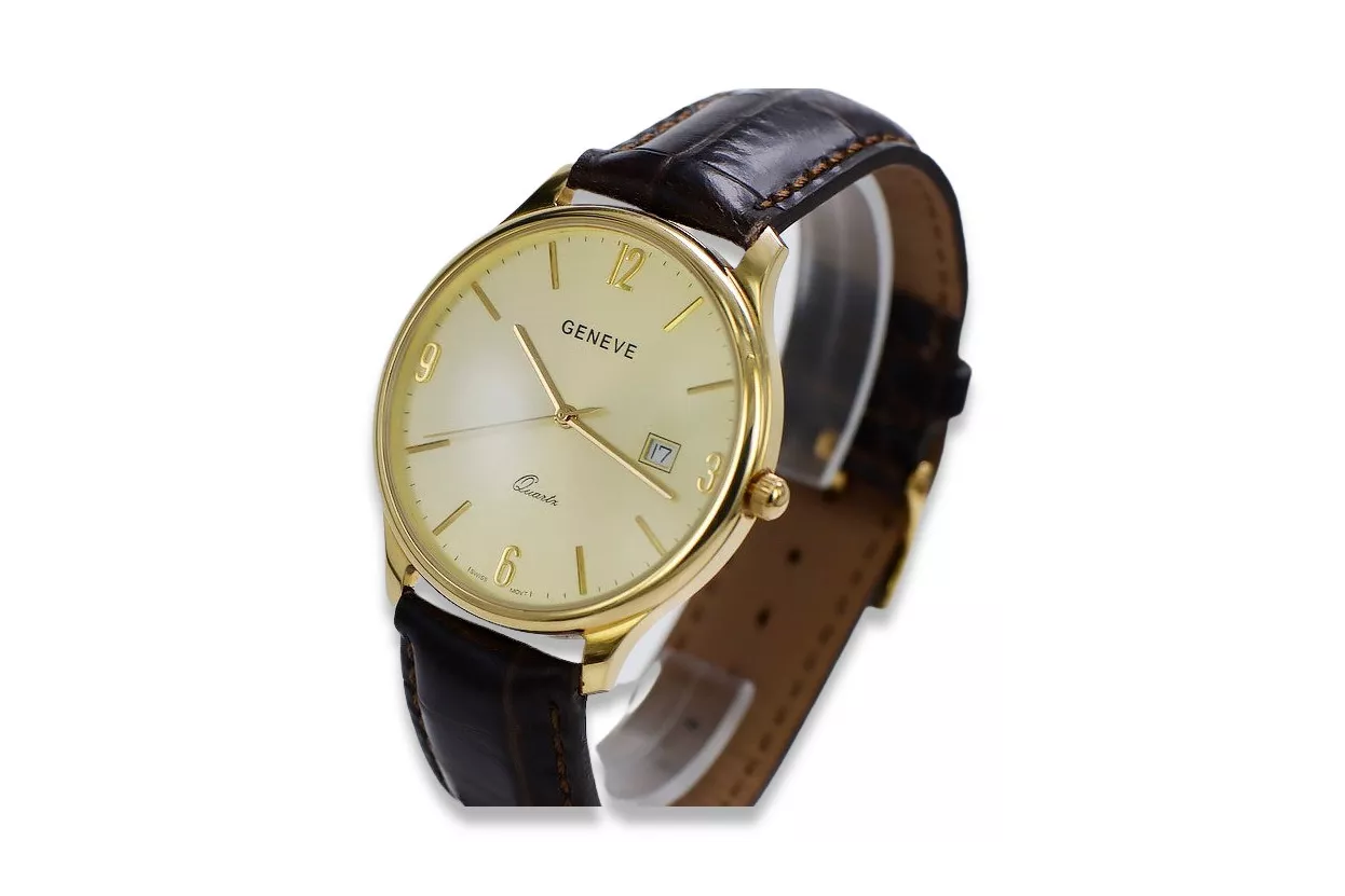 Montre homme en or Genève ★ zlotychlopak.pl ★ Pureté de l’or 585 333 Prix bas!