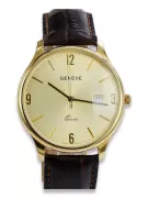 14k Gelbe Herren Geneve Uhr mw017ydy