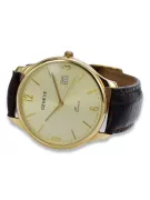 Reloj de oro para hombre Geneve ★ zlotychlopak.pl ★ Pureza de oro 585 333 Precio bajo!