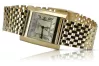 Amarillo oro de 14k reloj mujer reloj de pulsera Geneve mw009y curva008y-f