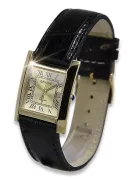 Montre Italienne Jaune 14k 585 or Montre Homme Geneve mw009y