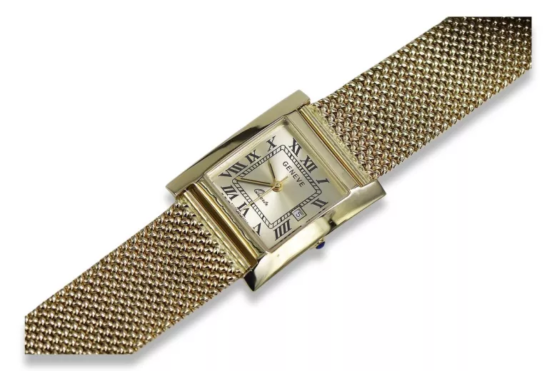 Gold men's watch Geneve ★ https://zlotychlopak.pl/ru/ ★ Золотая чистота 585 333 Низкая Цена!