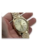 Gold men's watch Geneve ★ zlotychlopak.pl ★ Gold purity 585 333 Low Price!