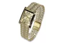 Gold men's watch Geneve ★ zlotychlopak.pl ★ Gold purity 585 333 Low Price!