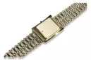 Gold men's watch Geneve ★ zlotychlopak.pl ★ Gold purity 585 333 Low Price!