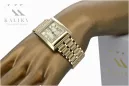 Gold men's watch Geneve ★ zlotychlopak.pl ★ Gold purity 585 333 Low Price!