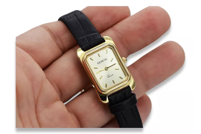 Reloj ★ de oro para damas zlotychlopak.pl Pureza de oro 585 333 ¡★ Precio bajo!