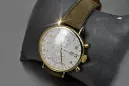 Italian Yellow gold men's Geneve watch mw053y