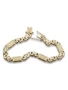 Bracelet grec byzantin en or jaune 14 carats 585 cb050y