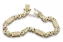 Bracelet grec byzantin en or jaune 14 carats 585 cb050y