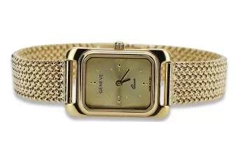 Jaune 14k 585 or Lady montre-bracelet Geneve lw003ydgdentlbw003y