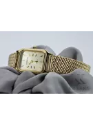 Gold men's watch Geneve ★ zlotychlopak.pl ★ Gold purity 585 333 Low Price!