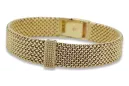 Gold men's watch Geneve ★ zlotychlopak.pl ★ Gold purity 585 333 Low Price!