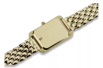 Montre-bracelet Lady Geneve en or jaune 14 carats 585 lw054ydg&lbw008y