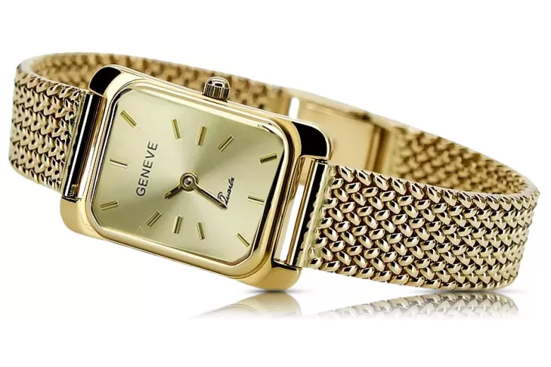 Gold men's watch Geneve ★ https://zlotychlopak.pl/ru/ ★ Золотая чистота 585 333 Низкая Цена!