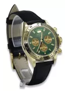 Gold men's watch Geneve ★ zlotychlopak.pl ★ Gold purity 585 333 Low Price!