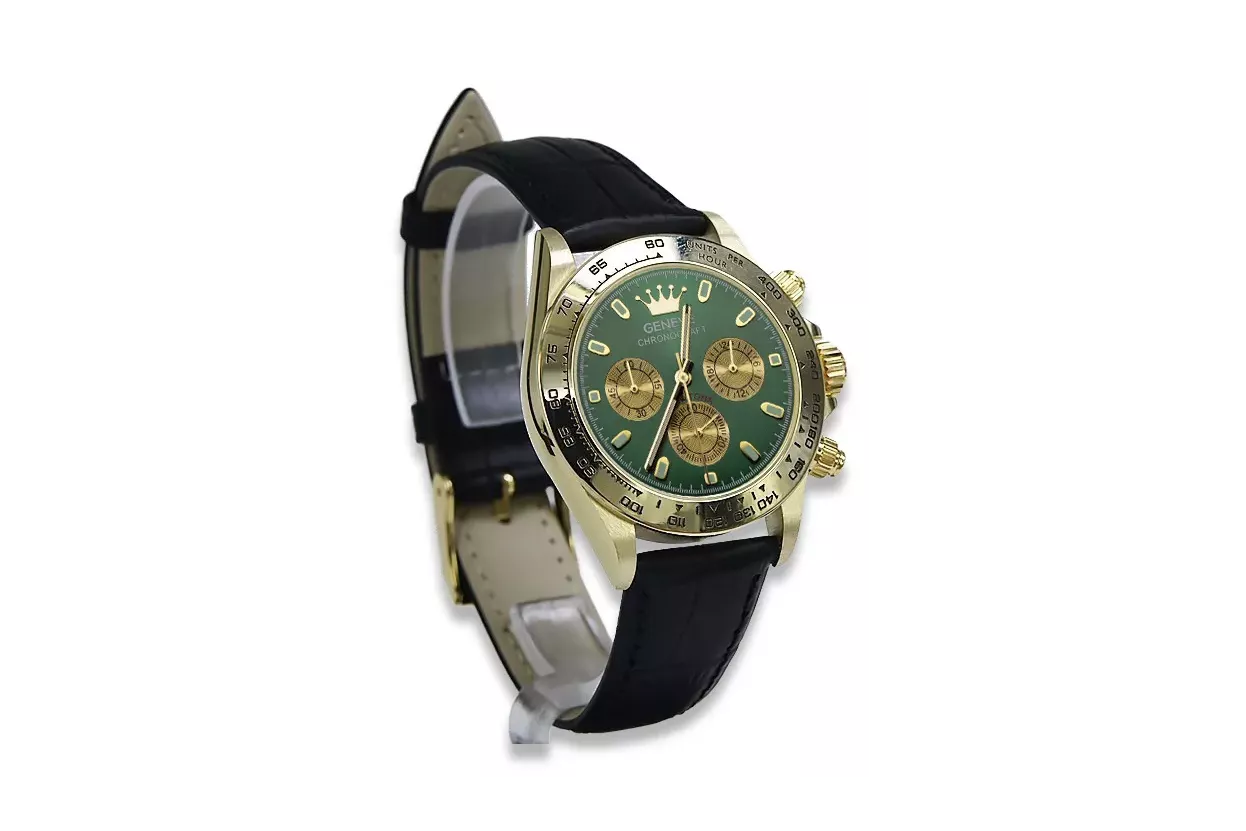 Gold men's watch Geneve ★ https://zlotychlopak.pl/ru/ ★ Золотая чистота 585 333 Низкая Цена!