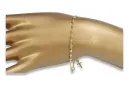 Pulsera★ rosario de oro rosa amarillo russiangold.com ★ Oro 585 333 Precio bajo