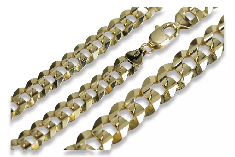 Yellow rose gold chain ★ russiangold.com ★ Gold 585 333 Low price