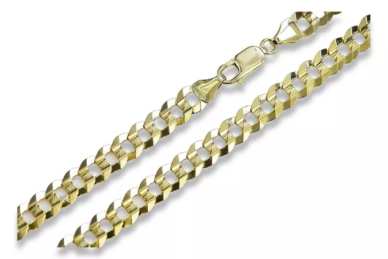 Yellow rose gold chain ★ russiangold.com ★ Gold 585 333 Low price