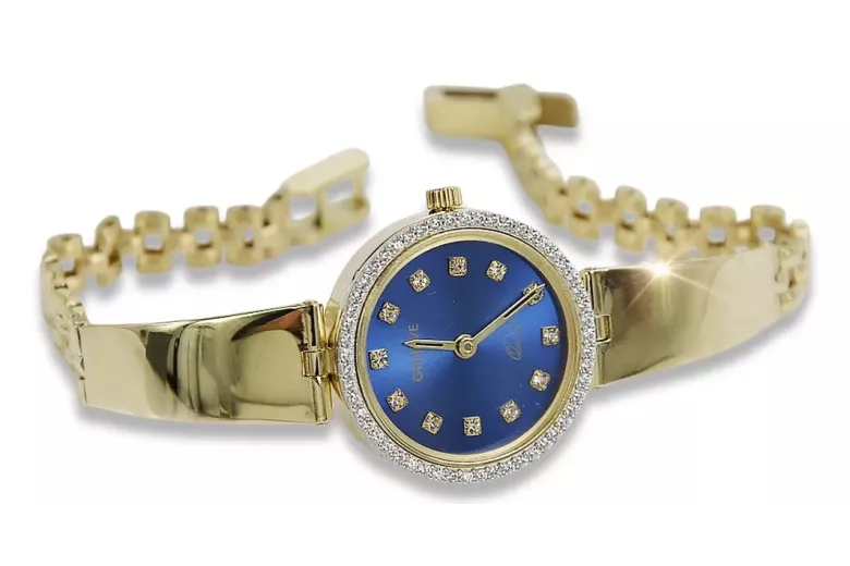 Gold ladies watch ★ zlotychlopak.pl ★ Gold purity 585 333 Low price!