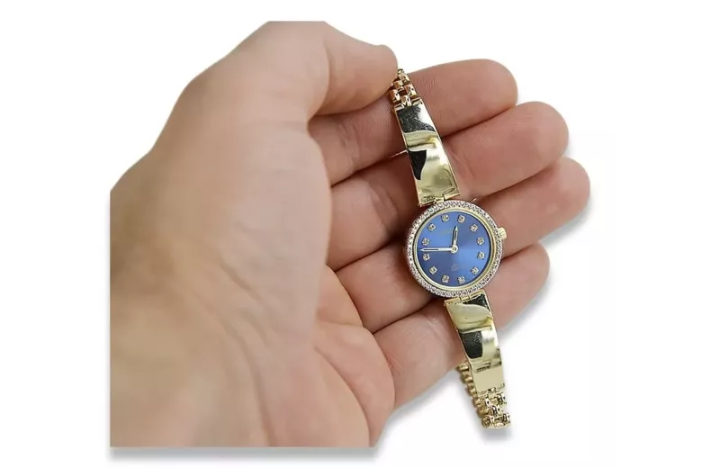 Gold ladies watch ★ zlotychlopak.pl ★ Gold purity 585 333 Low price!