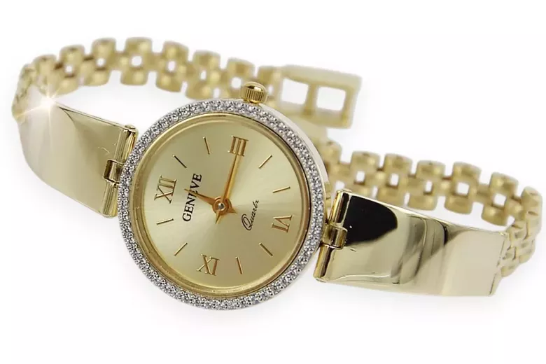 Gold Ladies watch ★ https://zlotychlopak.pl/fr/ ★ Pureté d'or 585 333 Low price!