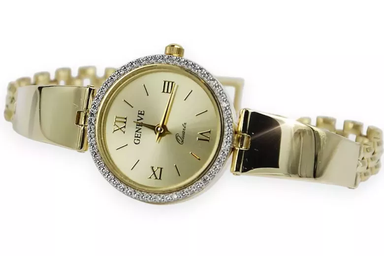 Gold ladies watch ★ zlotychlopak.pl ★ Gold purity 585 333 Low price!