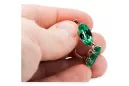 Style vintage Ring Emerald Original Vintage 14K Rose or vec021r