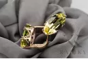 Original Vintage 14K Rose Or Jaune Peridot Ring Vintage style vec021r