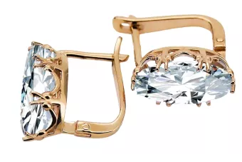 Оригінальний Вінтажний 14K Рожеве золото Циркон кільце Vintage vec021r