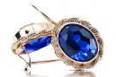 Vintage Jewlery earrings Sapphire 14K Rose Gold vec007r