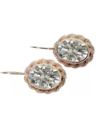 Zircon Original 14K Rose Gold Vintage earrings style vec007r