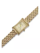 Gold men's watch Geneve ★ zlotychlopak.pl ★ Gold purity 585 333 Low Price!