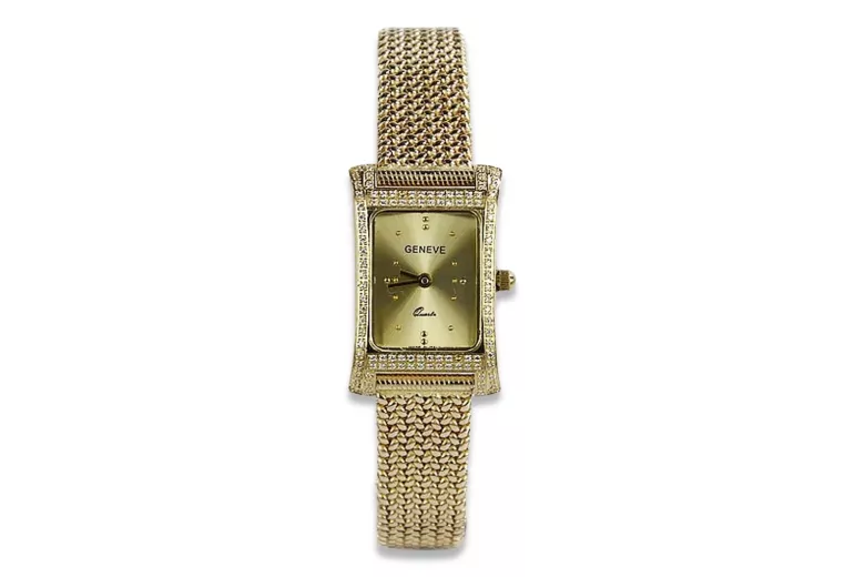 Reloj para hombres de oro Geneve ★ https://zlotychlopak.pl/es/ ★ Pureza de oro 585 333 Precio bajo!