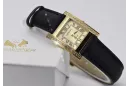 Gold men's watch Geneve ★ zlotychlopak.pl ★ Gold purity 585 333 Low Price!