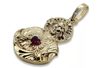 Jezus médaillon icône pendentif ★ https://zlotychlopak.pl/fr/ ★ Gold 585 333 bas prix