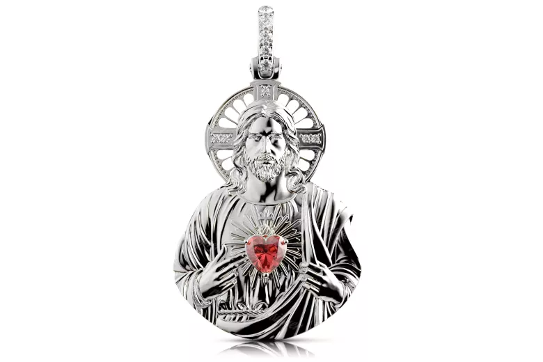 Colgante de icono de medallón de Jezus ★ https://zlotychlopak.pl/es/ ★ Oro 585 333 bajo precio